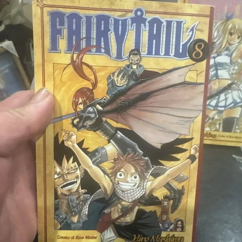 Lot Of 3 Fairy Tail Volume 7,8,9 Manga Paperback Hiro Mashima